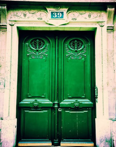 green doors